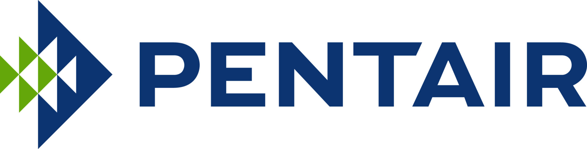 A blue and white logo of dentsu.