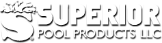 A black and white image of the super kool products logo.